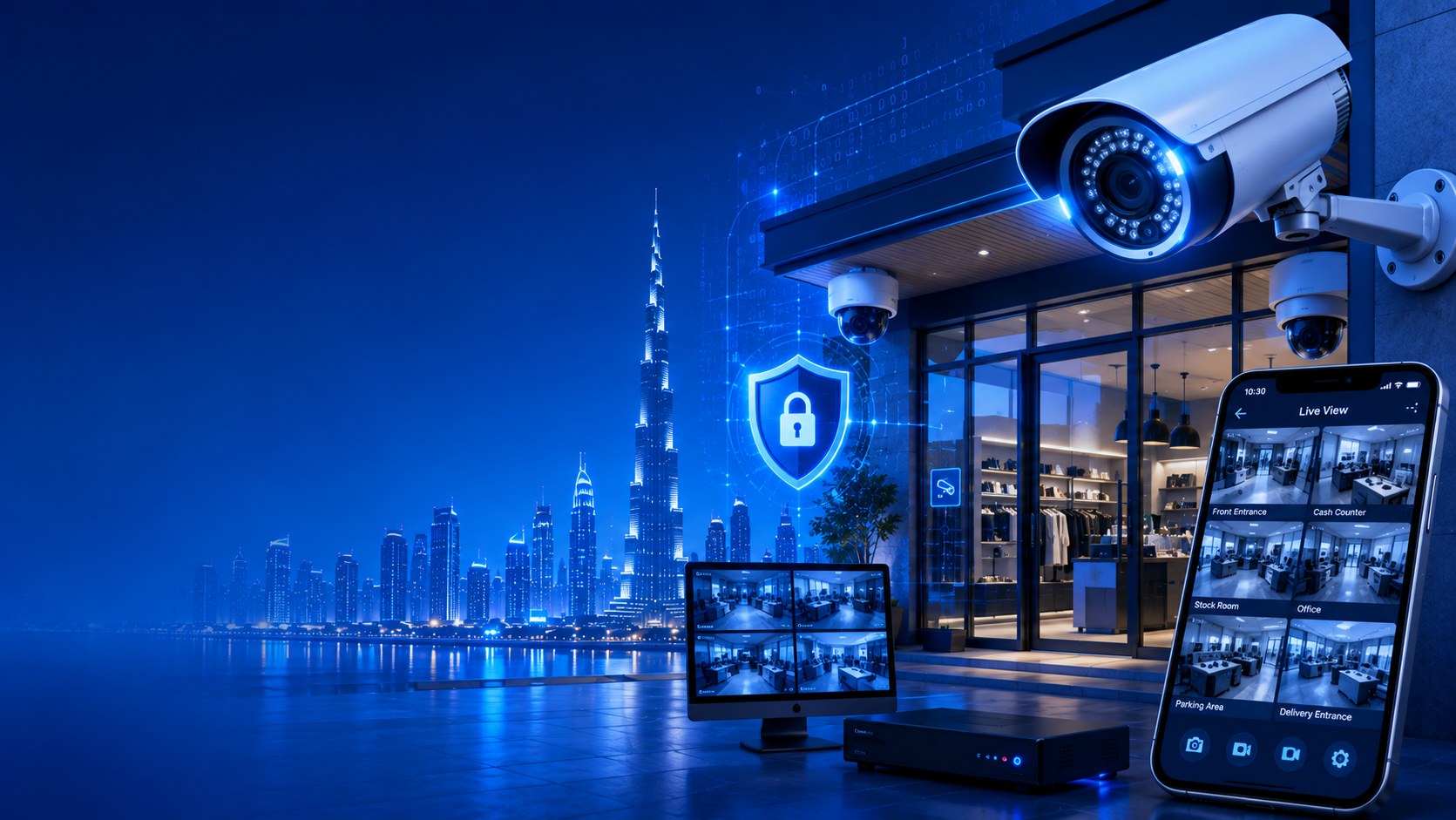 Best CCTV Camera Installation for Small Businesses in Dubai