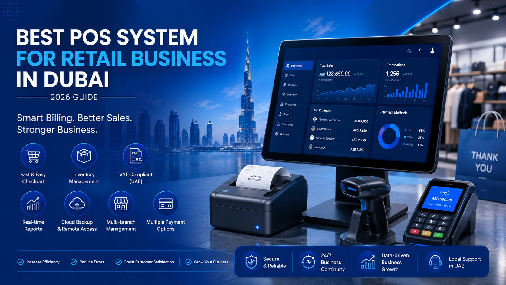 Best POS System for Retail Business in Dubai