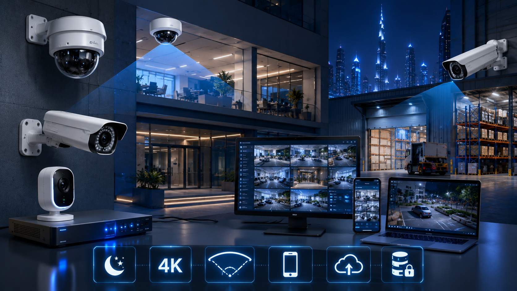 How to Choose the Right CCTV Camera for Your Business in Dubai
