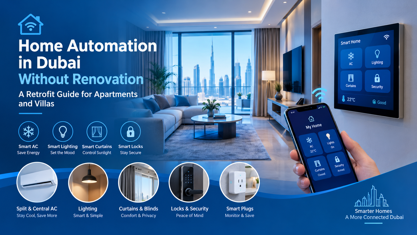 Home Automation in Dubai Without Renovation: A Retrofit Guide for Apartments and Villas 
