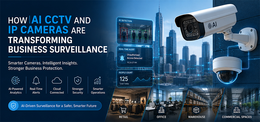 How AI CCTV and IP Cameras Are Transforming Business Surveillance
